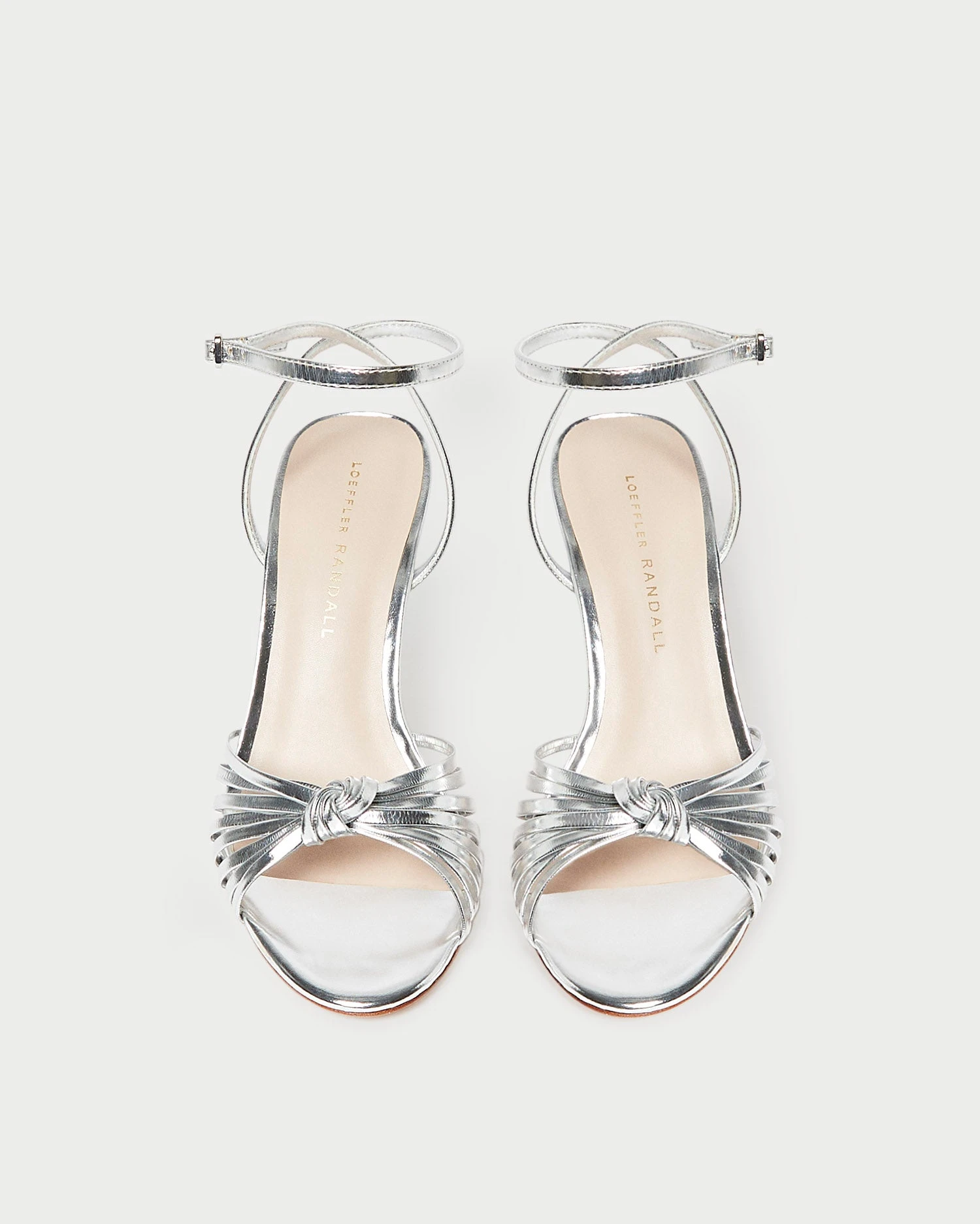 Loeffler Randall Ada Silver Knot Heeled Sandal 3 Loeffler Randall Ada Silver Knot Heeled Sandal - Image 3