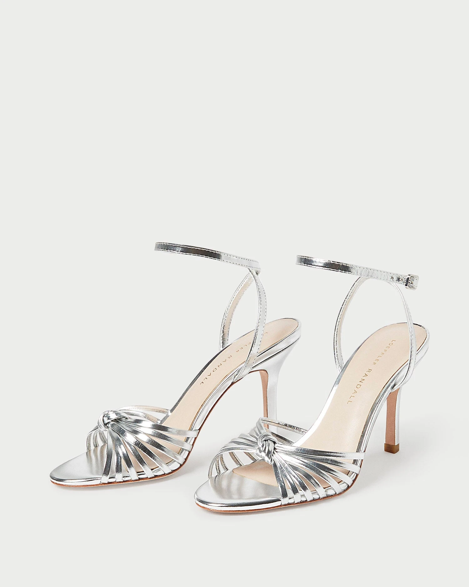Loeffler Randall Ada Silver Knot Heeled Sandal 4 Loeffler Randall Ada Silver Knot Heeled Sandal - Image 4