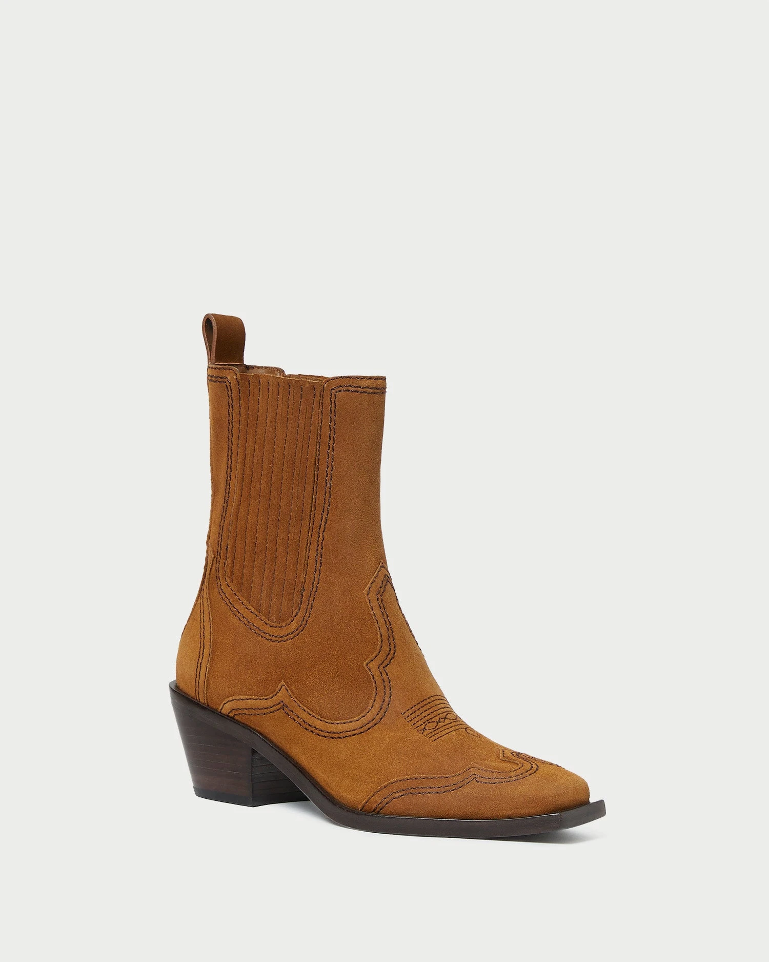 Loeffler Randall Agnes Cacao/Espresso Western Boot 1 Loeffler Randall Agnes Cacao/Espresso Western Boot