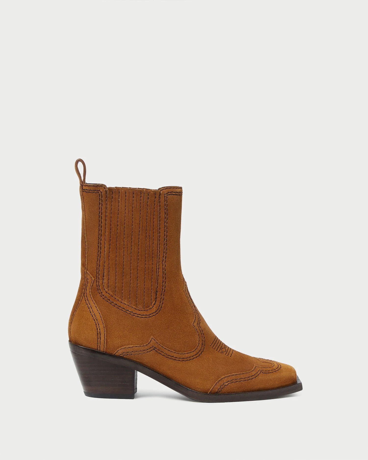 Loeffler Randall Agnes Cacao/Espresso Western Boot 2 Loeffler Randall Agnes Cacao/Espresso Western Boot - Image 2
