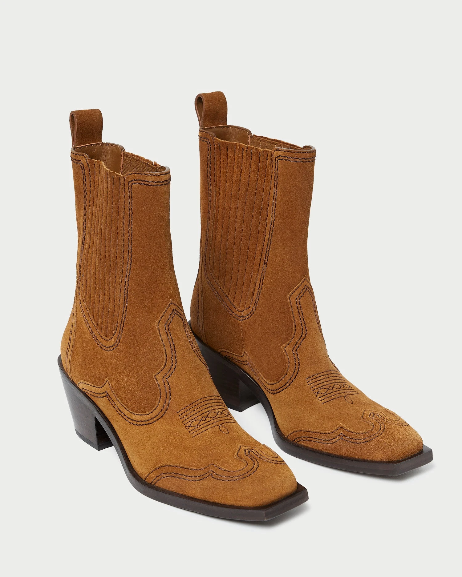 Loeffler Randall Agnes Cacao/Espresso Western Boot 3 Loeffler Randall Agnes Cacao/Espresso Western Boot - Image 3