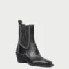 Loeffler Randall Agnes Black/Cream Western Boot
