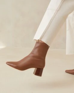 Loeffler Randall Alec Acorn Mid-Heel Stretch Bootie -Loeffler Randall ALEC STNA ACORN 1784