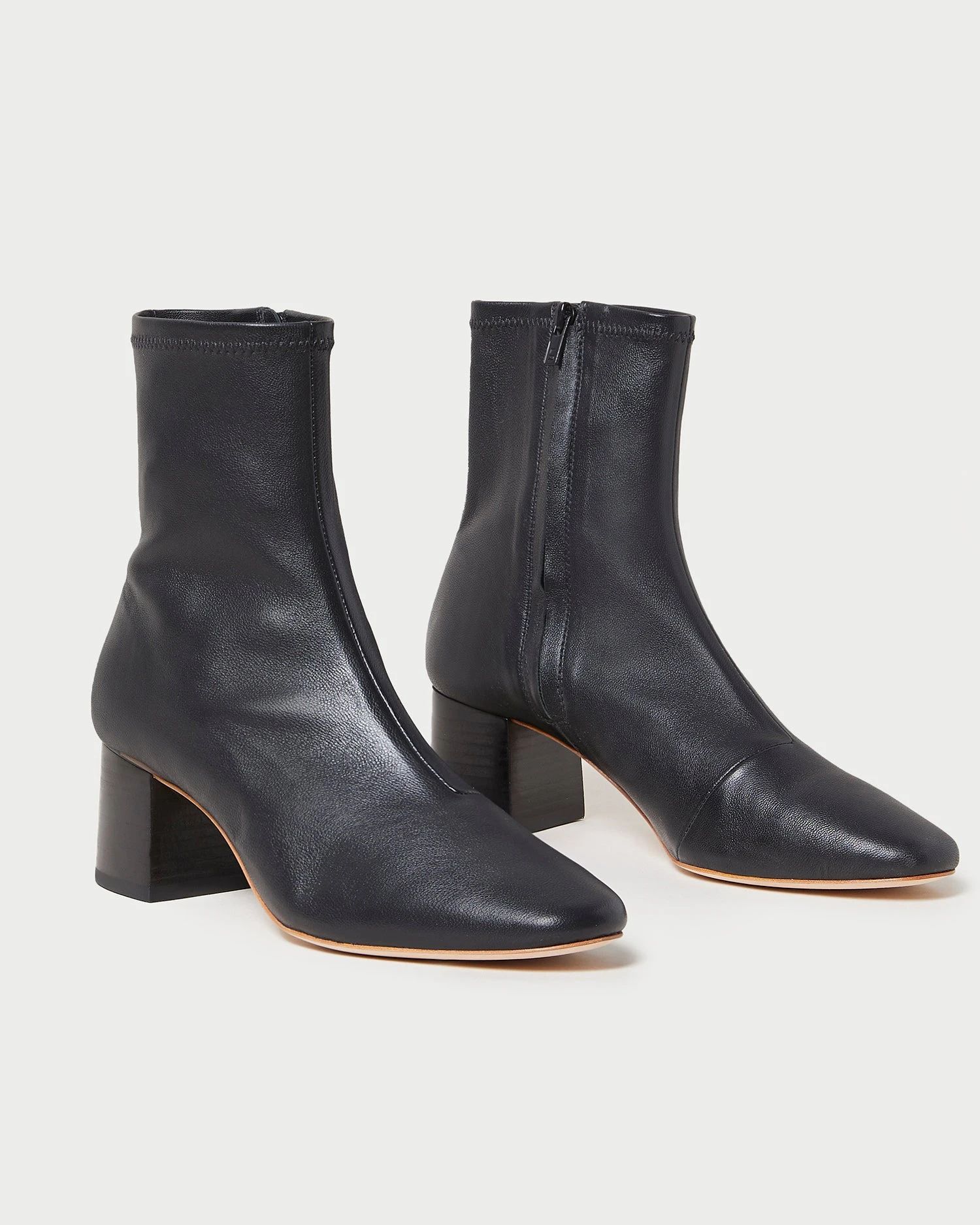 Loeffler Randall Alec Black Mid-Heel Stretch Bootie 3 Loeffler Randall Alec Black Mid-Heel Stretch Bootie - Image 3