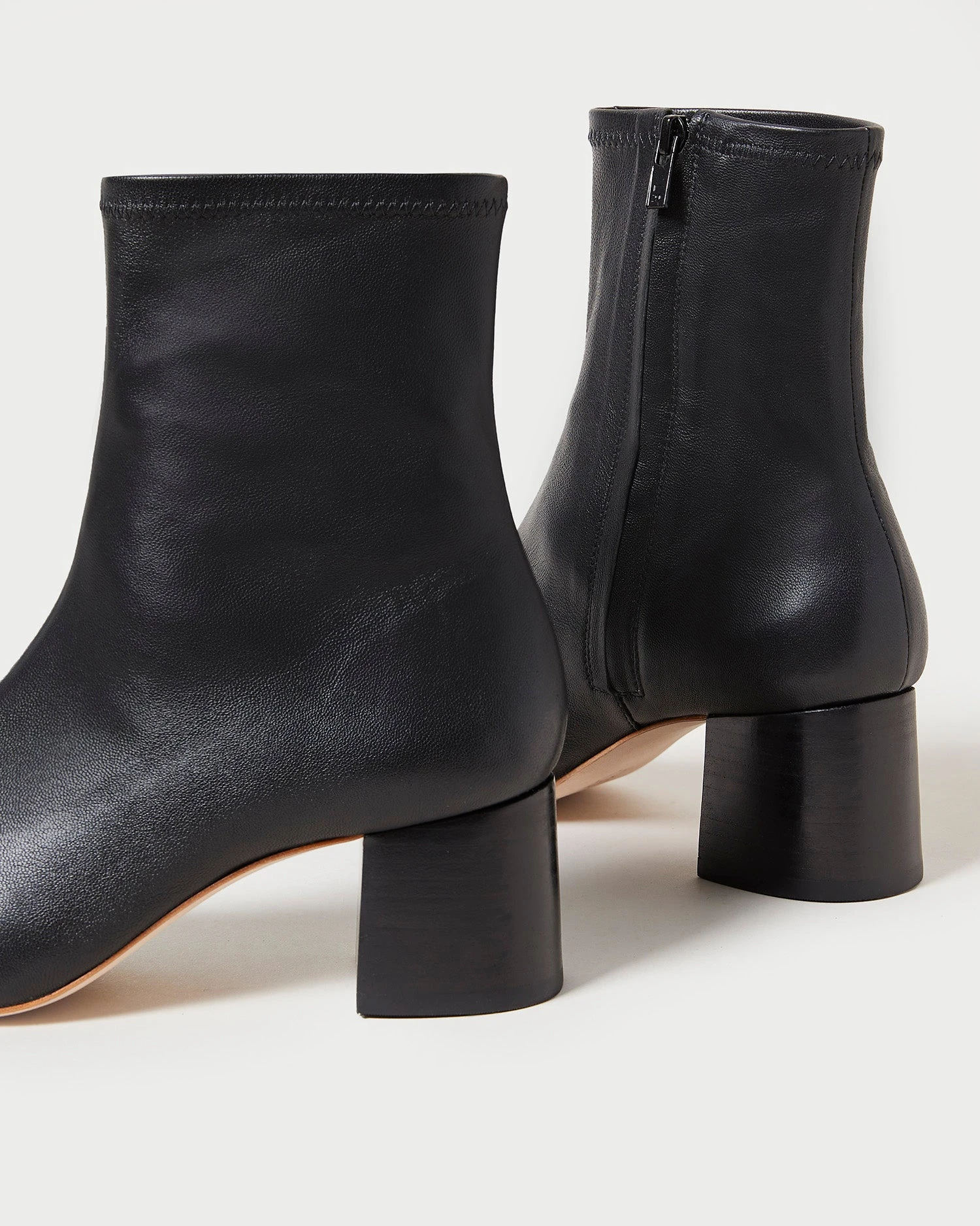 Loeffler Randall Alec Black Mid-Heel Stretch Bootie 4 Loeffler Randall Alec Black Mid-Heel Stretch Bootie - Image 4