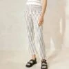 Loeffler Randall Alex Brown Striped Pant