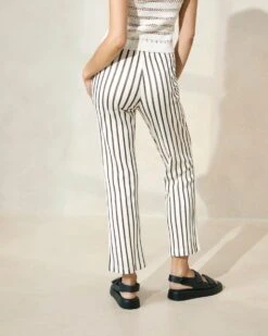 Loeffler Randall Alex Brown Striped Pant -Loeffler Randall ALEX JE BROST 037copy 0aac19c9 a9be 47b2 a82d 0a6c2f4829c4