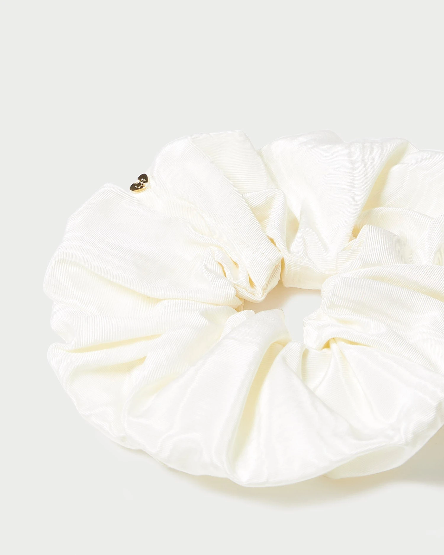 Loeffler Randall Astrid Cream Oversized Scrunchie 2 Loeffler Randall Astrid Cream Oversized Scrunchie - Image 2