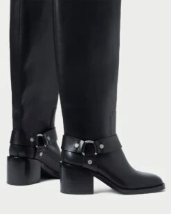 Loeffler Randall Audrey Black Tall Engineer Boot 7 Loeffler Randall Audrey Black Tall Engineer Boot -Loeffler Randall AUDREY VA BLACK 3