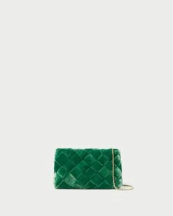 Loeffler Randall Auzeen Cyprus Mini Woven Clutch
