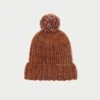 Loeffler Randall Ava Sienna Knit Pompom Hat