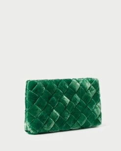 Loeffler Randall Aviva Cyprus Woven Puff Clutch -Loeffler Randall AVIVA VL CYPRS 3
