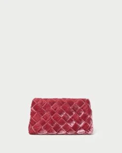 Loeffler Randall Aviva Rose Woven Puff Clutch