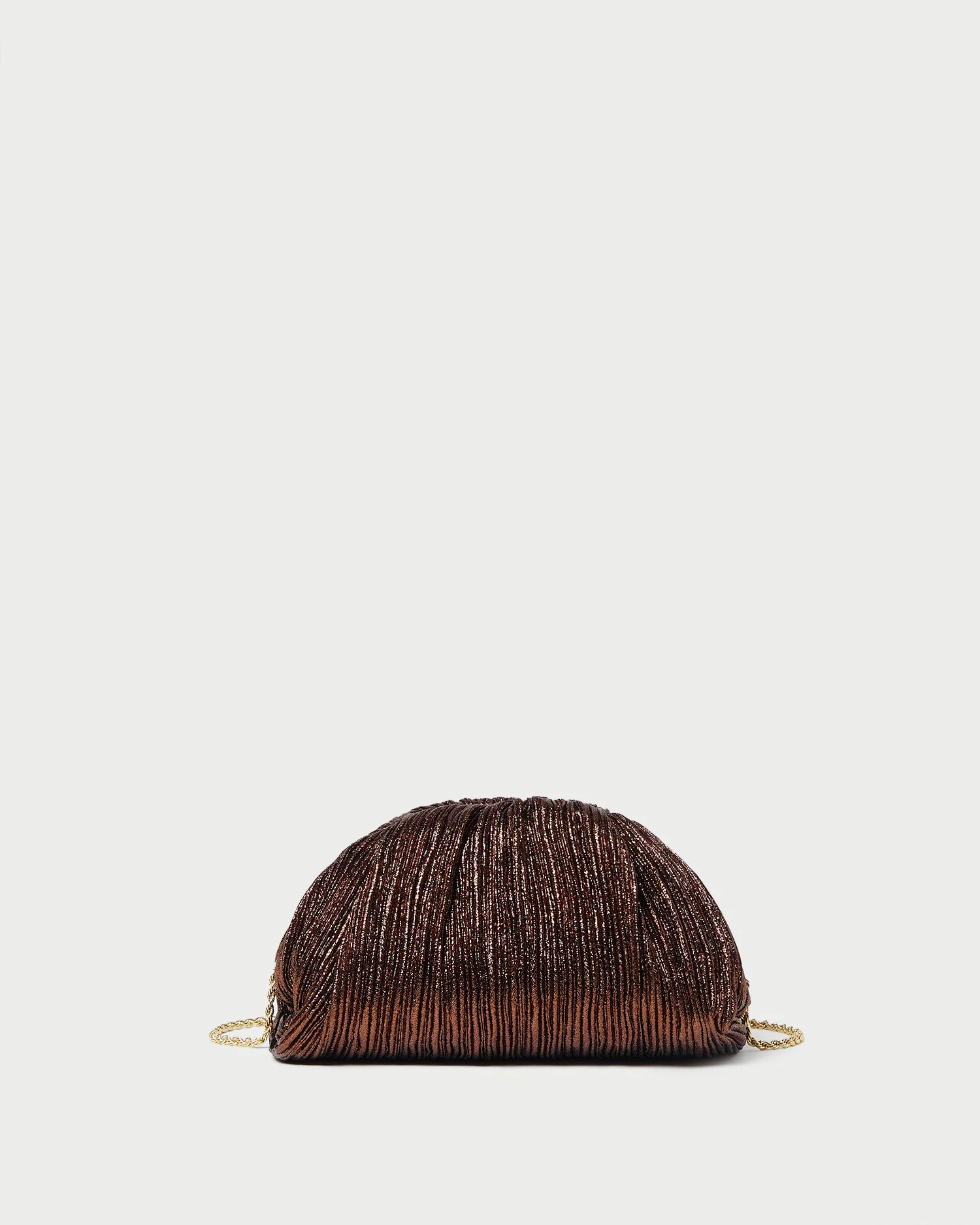 Loeffler Randall Bailey Mocha Pleated Dome Clutch 1 Loeffler Randall Bailey Mocha Pleated Dome Clutch