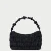 Loeffler Randall Barry Black Gathered Shoulder Bag