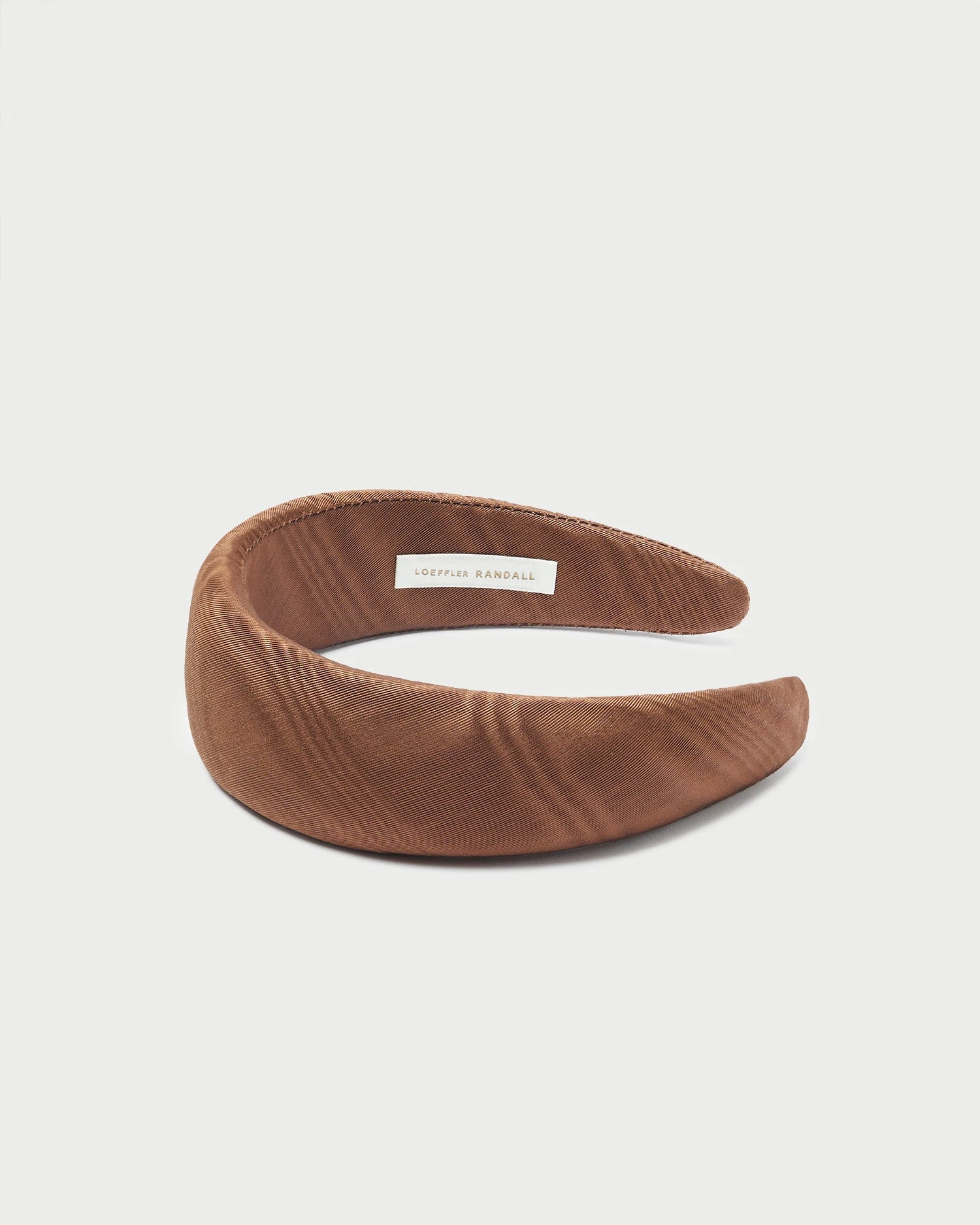 Loeffler Randall Bellamy Chocolate Moiré Headband 2 Loeffler Randall Bellamy Chocolate Moiré Headband - Image 2