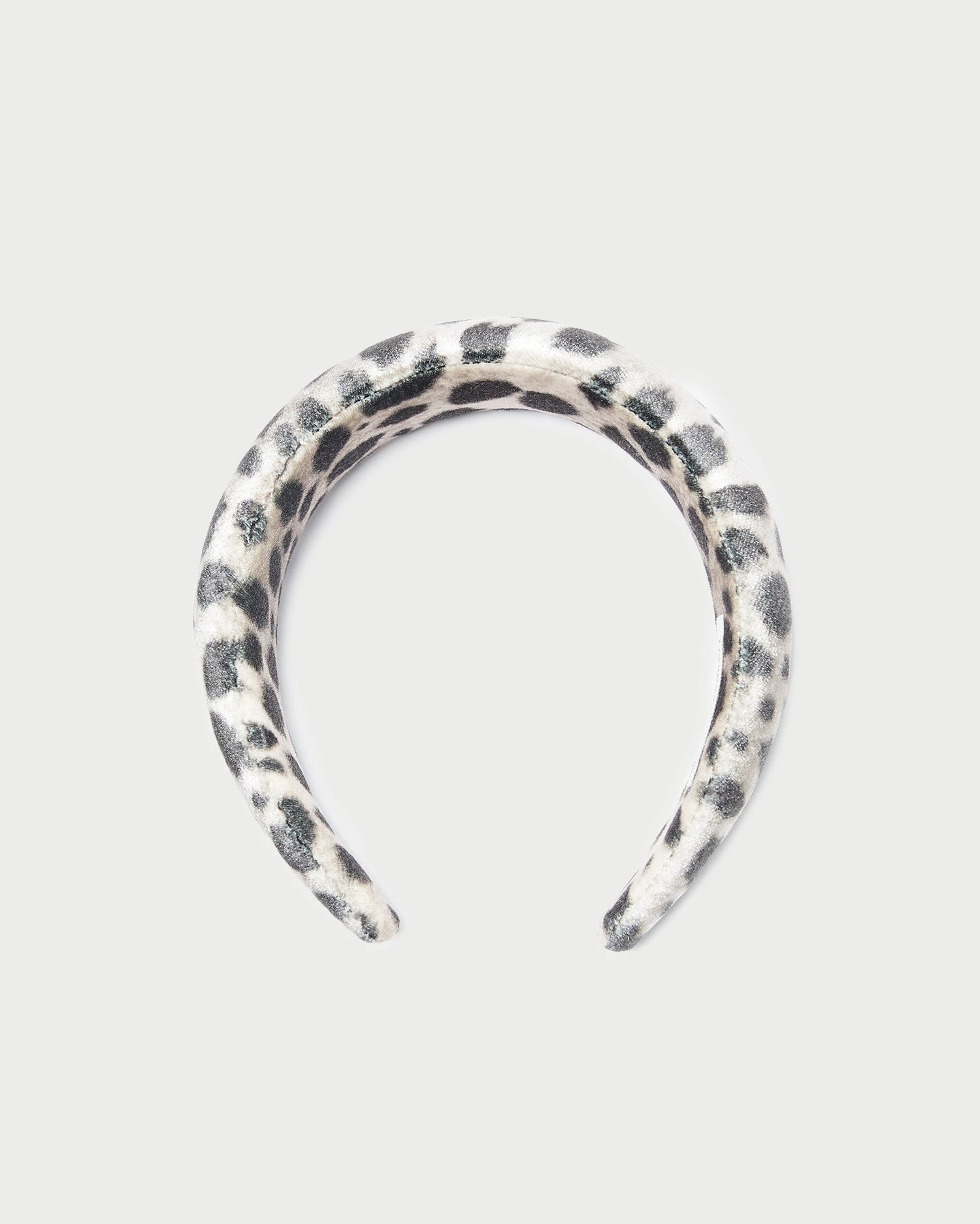 Loeffler Randall Bellamy Leopard Velvet Headband 2 Loeffler Randall Bellamy Leopard Velvet Headband - Image 2