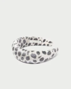 Loeffler Randall Bellamy Leopard Velvet Headband