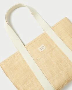 Loeffler Randall Bennett Natural Raffia Medium Tote 7 Loeffler Randall Bennett Natural Raffia Medium Tote -Loeffler Randall BENNET R NATRL 3