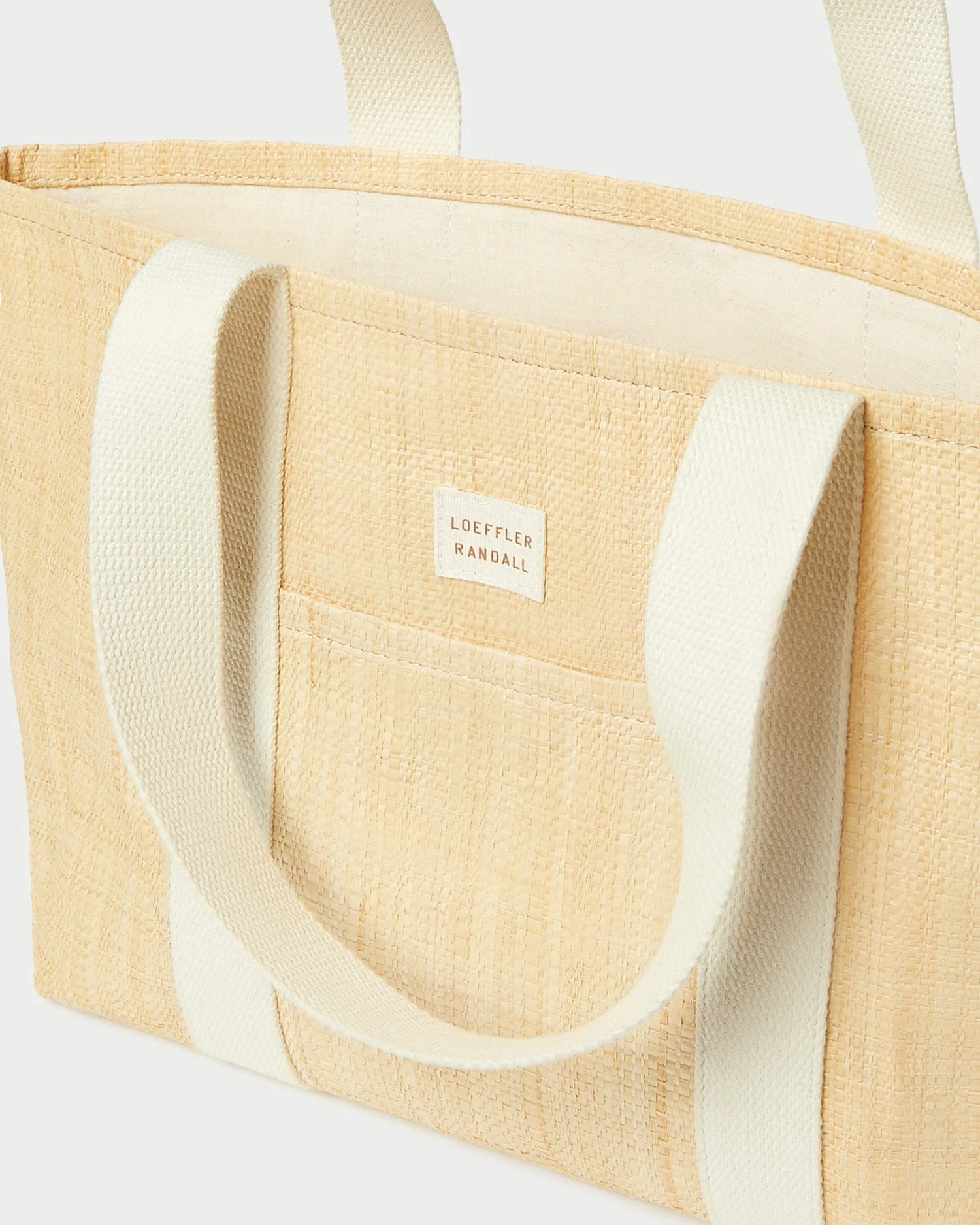 Loeffler Randall Bennett Natural Raffia Medium Tote 4 Loeffler Randall Bennett Natural Raffia Medium Tote - Image 4