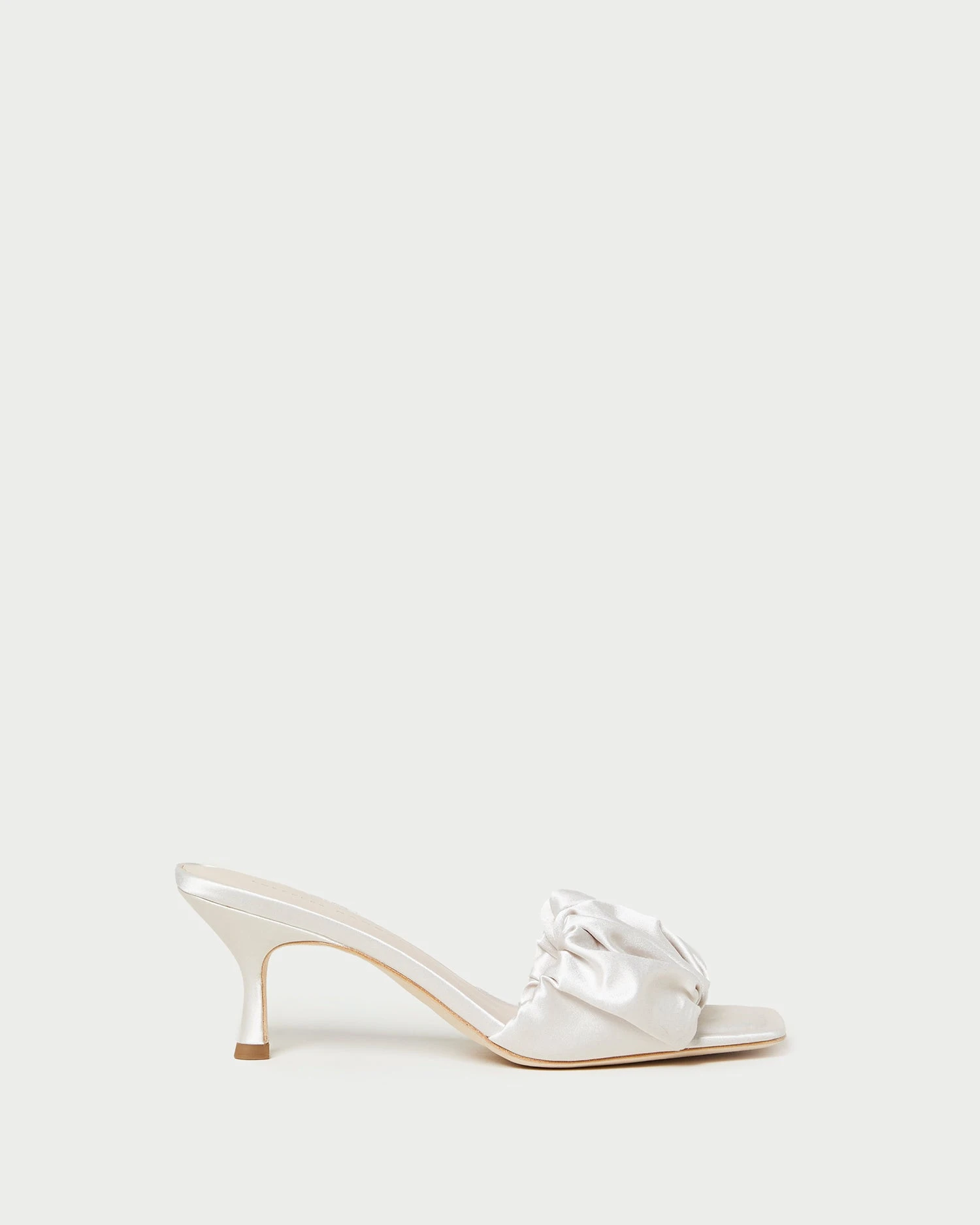 Loeffler Randall Bianca Cream Kitten Heel Mule 2 Loeffler Randall Bianca Cream Kitten Heel Mule - Image 2