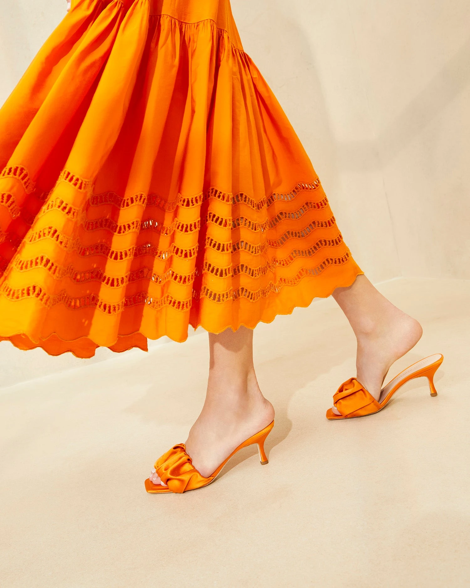 Loeffler Randall Bianca Marigold Kitten Heel Mule 5 Loeffler Randall Bianca Marigold Kitten Heel Mule - Image 5