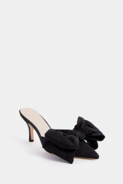 Loeffler Randall Black Margot Bow Heels