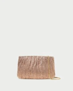 Loeffler Randall Brit Dune Flat Pleated Clutch