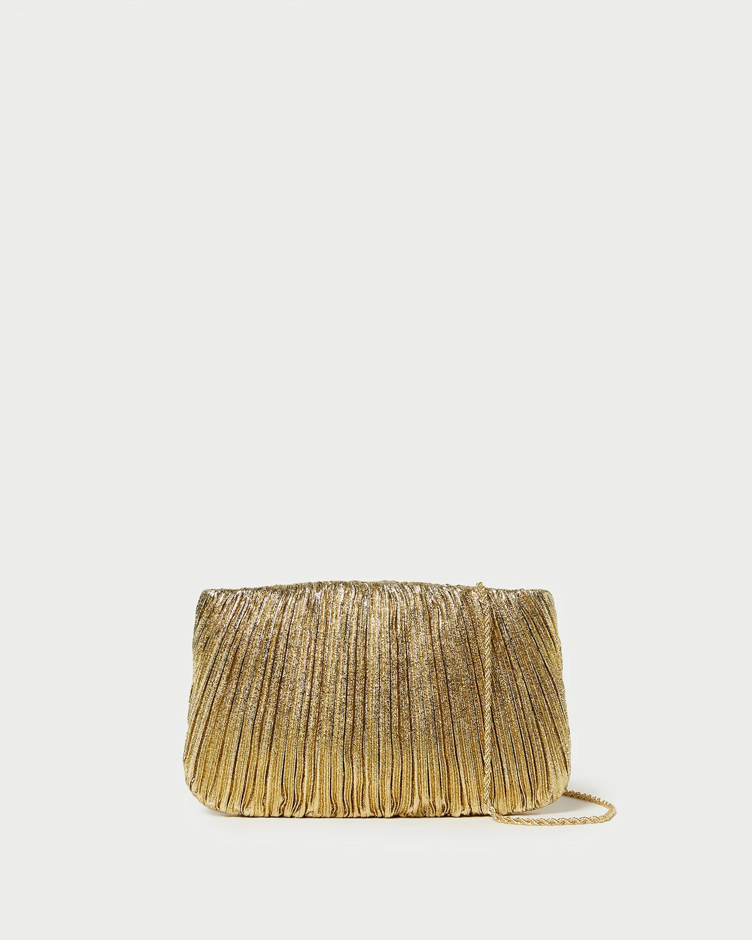 Loeffler Randall Brit Oro Flat Pleated Clutch 1 Loeffler Randall Brit Oro Flat Pleated Clutch