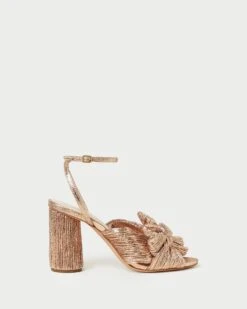 Loeffler Randall Camellia Dune Pleated Bow Heel 8 Loeffler Randall Camellia Dune Pleated Bow Heel -Loeffler Randall CAMELLIA PLA DUNE12