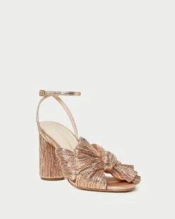 Loeffler Randall Camellia Dune Pleated Bow Heel