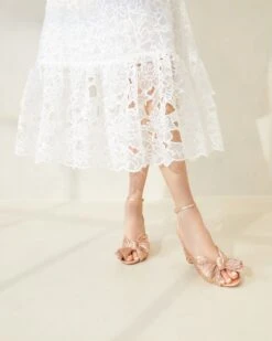 Loeffler Randall Camellia Dune Pleated Bow Heel 9 Loeffler Randall Camellia Dune Pleated Bow Heel -Loeffler Randall CAMELLIA PLA DUNE 1737 1