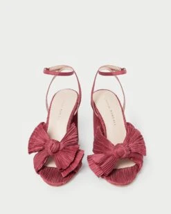 Loeffler Randall Camellia Tea Rose Bow Heel -Loeffler Randall CAMELLIA PLFA TEARO 3