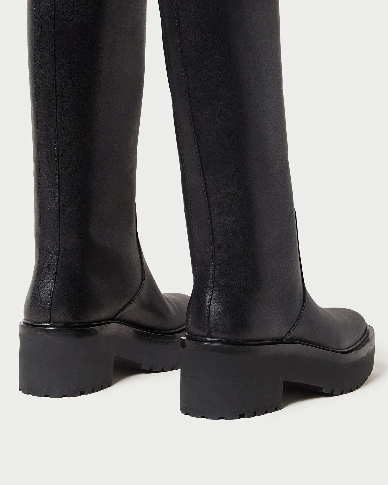 Loeffler Randall Carlee Black Tall Lug Boot 4 Loeffler Randall Carlee Black Tall Lug Boot - Image 4