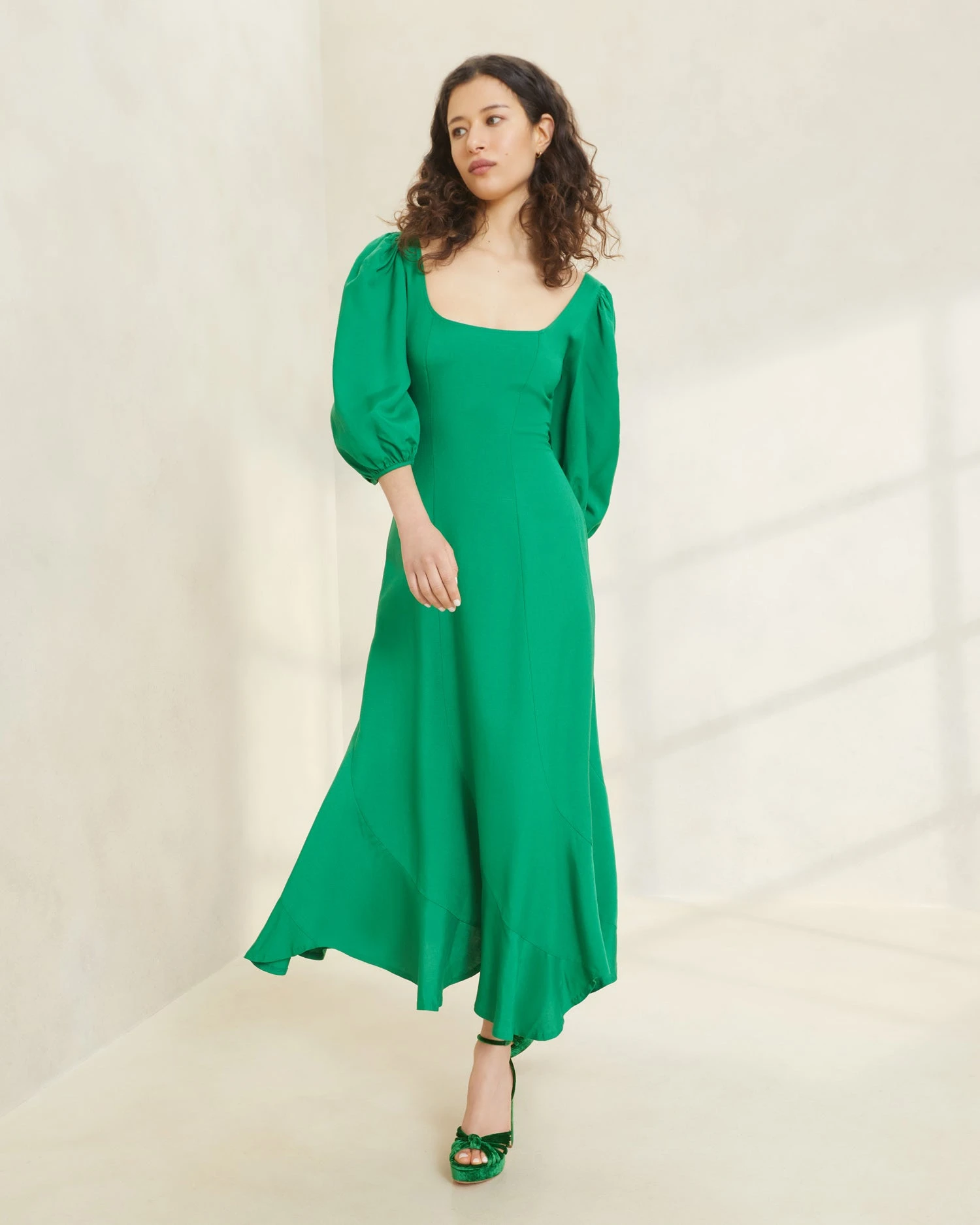 Loeffler Randall Carmina Emerald Curve Dress 1 Loeffler Randall Carmina Emerald Curve Dress