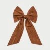 Loeffler Randall Cherie Nutmeg Oversized Hair Bow