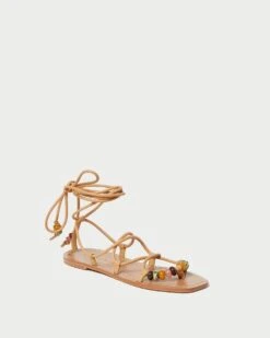 New Release 7 Loeffler Randall Colleen Honey Knot Lace-Up Sandal