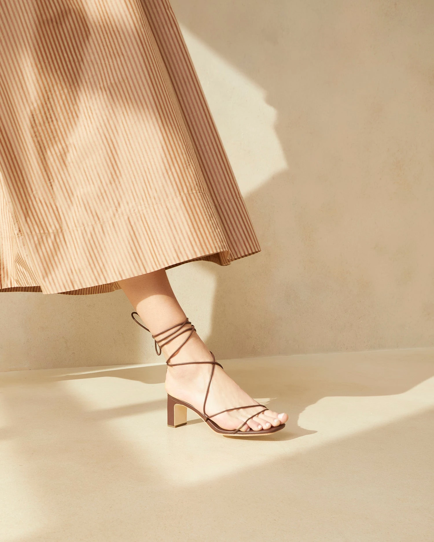 Loeffler Randall Cosette Chocolate Ankle Wrap Heel 5 Loeffler Randall Cosette Chocolate Ankle Wrap Heel - Image 5