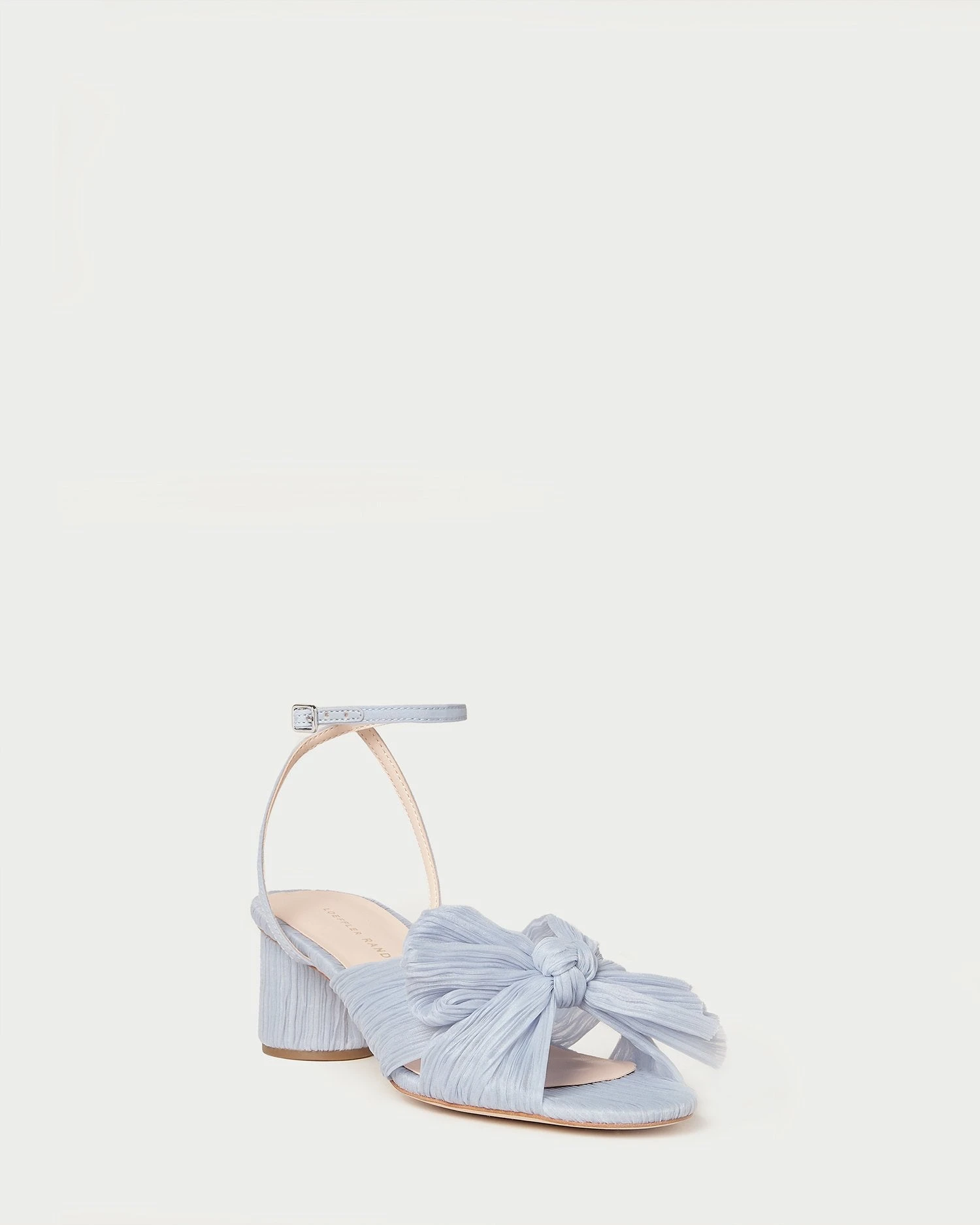 Loeffler Randall Dahlia Blue Pleated Bow Heel 1 Loeffler Randall Dahlia Blue Pleated Bow Heel