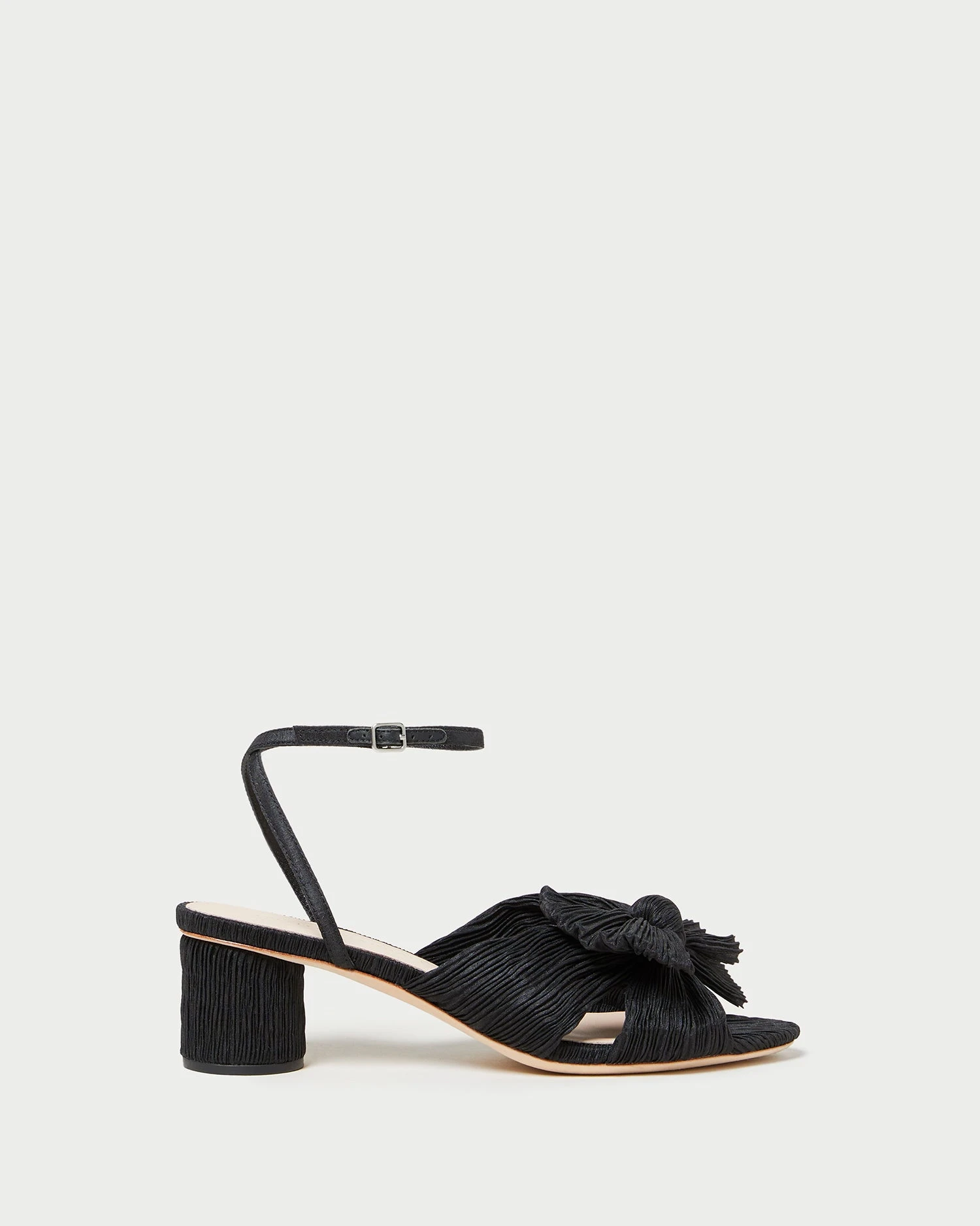 Loeffler Randall Dahlia Black Pleated Bow Heel 2 Loeffler Randall Dahlia Black Pleated Bow Heel - Image 2