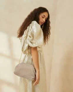 Loeffler Randall Doreen Gold Diamanté Frame Pouch -Loeffler Randall DOREEN DIAM GOLD 2277