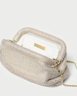 Loeffler Randall Doreen Opal Diamanté Frame Pouch -Loeffler Randall DOREEN DIAM OPAL 4