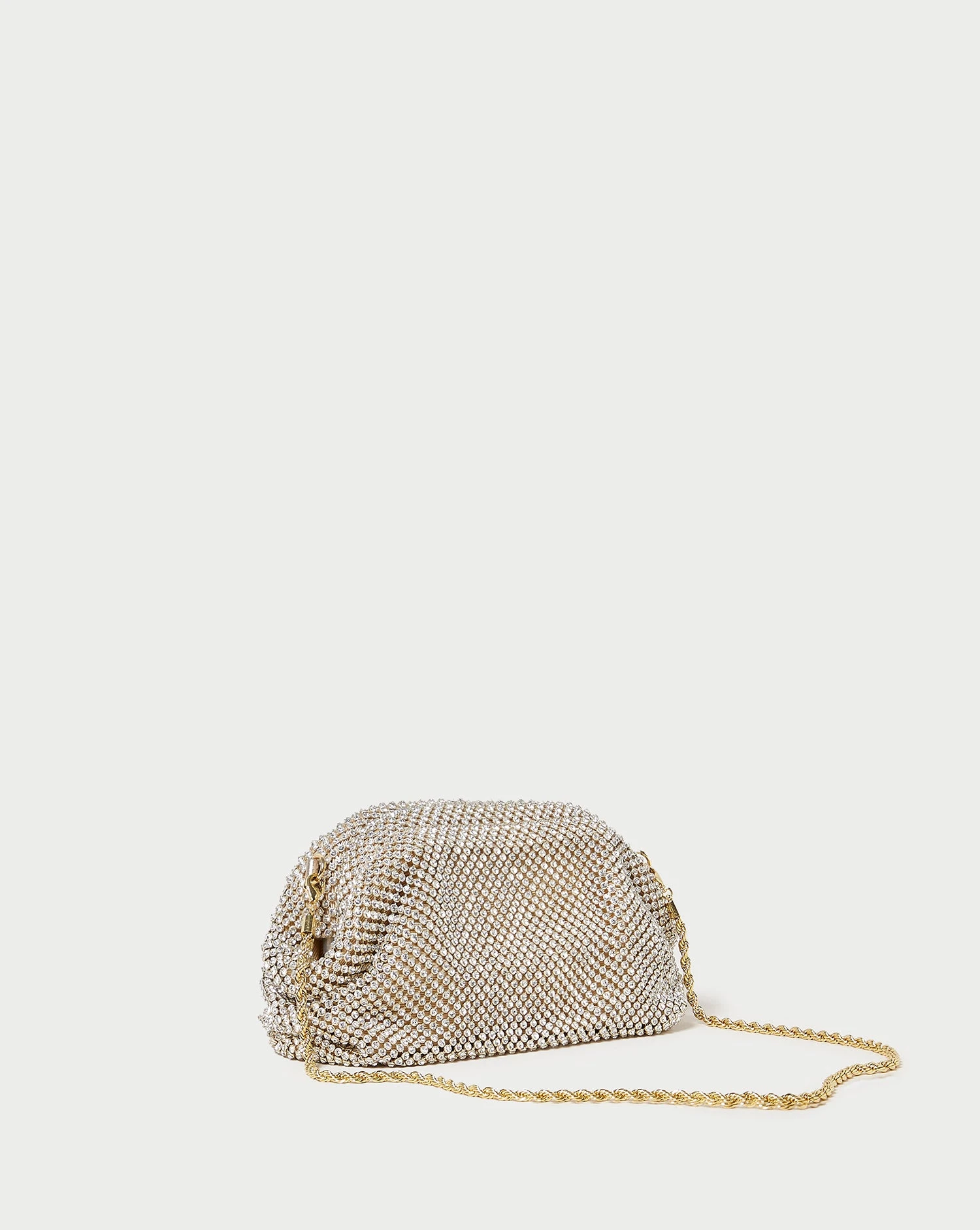 Loeffler Randall Doris Gold Diamanté Mini Pouch 2 Loeffler Randall Doris Gold Diamanté Mini Pouch - Image 2