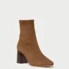 Loeffler Randall Elise Cacao Stretch Bootie
