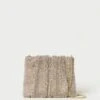 Loeffler Randall Ember Gold Diamanté Gathered Clutch