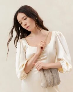 Loeffler Randall Ember Opal Diamanté Gathered Clutch -Loeffler Randall EMBER DIAM OPAL 041copy