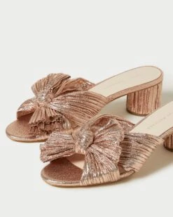 Loeffler Randall Emilia Dune Pleated Bow Heel -Loeffler Randall EMILIA PLA DUNE 4 1