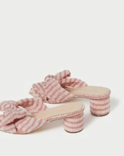 Loeffler Randall Emilia Pink Gingham Bow Heel 8 Loeffler Randall Emilia Pink Gingham Bow Heel -Loeffler Randall EMILIA PLFA SPKGI 4