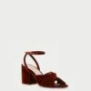 Loeffler Randall Fiamma Sienna Knot Mid-Heel Sandal