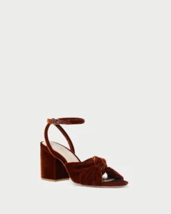 Loeffler Randall Fiamma Sienna Knot Mid-Heel Sandal